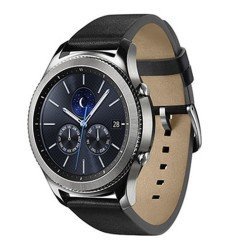 Samsung Gear S3 Classic 4 GB Silver Smart Watch with Black Band