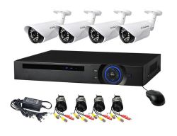 Cctv Direct - 4 Channel Cctv Camera System - Full Kit Perfect Security