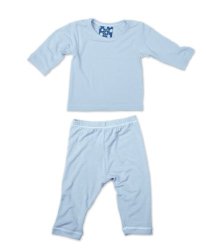 Kickee Pants Long Sleeved Pajama Set Pond 12 18 Months