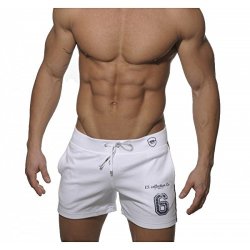 Malavita Low Rise Training Short Sport Running Pants With Pockets XL White