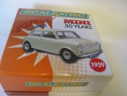 Scalextric - MINI 50 Years 1959 C2980A - Ltd Edition 4000 Units Made 1:32 Scale