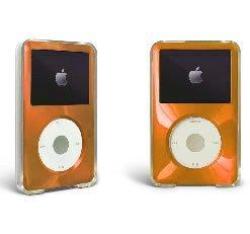 Orange For Apple Ipod Classic Hard Case With Aluminum Plating 80GB 120GB 160GB