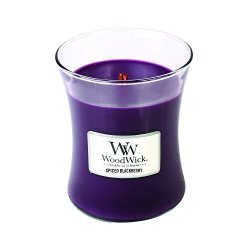 Spiced Blackberry - Woodwick 10OZ Medium Jar Candle Burns 100 Hours