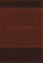 The King James Study Bible Imitation Leather Brown Full-color Edition Leather Fine Binding
