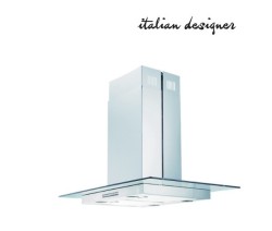 Italian Designer 90cm Island Or Wall Cooker Hood - Stainless Steel