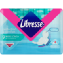 Libresse Protection & Comfort Unscented Maxi Long Heavy Sanitary Pads With Wings 9 Pack