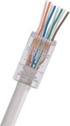 CAT6 Pass Through Connector - Pack Of 100