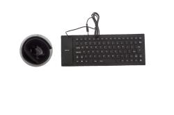 Raz Tech Flexible Silicone Usb Keyboard - Black