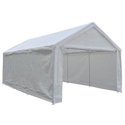 Abba Patio Extra Large Heavy Duty Carport With Removable Sidewalls Portable Garage Car Canopy Boat Shelter Tent For Party Wedding Garden Storage Shed 8