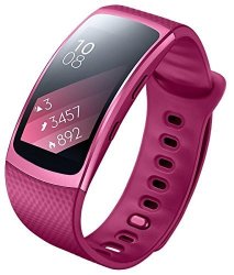 Samsung Gear FIT2 SM-R360 Sports Band Smartwatch Iphone Compatible Asia Version Small Pink