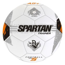 Spartan Soccer Trainer Hand Stitched Pu Leather Football Training Ball - Size 5 SPN-FB15A