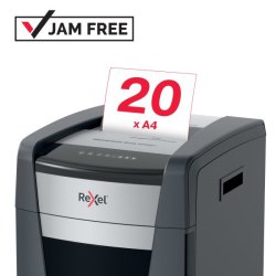 Rexel Momentum Extra XP420+ Jam Free Cross Cut P4 Paper Shredder