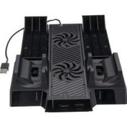 Multifunctional Stand With Cooling Fan And Charging Dock For Xbox One X