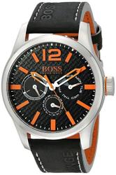 Boss Orange Men's 1513228 Paris Analog Display Quartz Black Watch