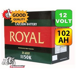 Royal Delkor 1150K 102Ah 12V Deep Cycle Battery