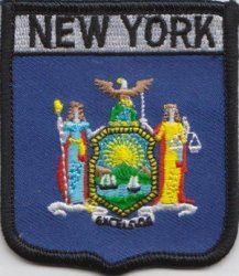 New York City Flag Embroidered Patch Badge