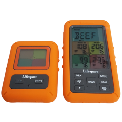 4 Probe Wireless Thermometer - Orange