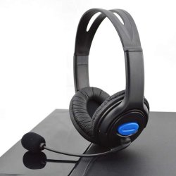 Wired Gaming Headset Headphones for PS4 Playstation 4 & PC Computer