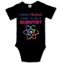 Kmeiqufan Forget Princess I Want To Be A Scientist Bodysuits Clothing For Kids Boys Girls