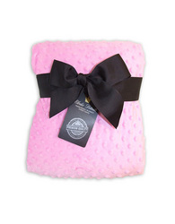 Elodie Details Cotton Candy Pink Pearl Velvet Blanket