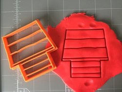 Snoopy Inspired House Cookie Cutter