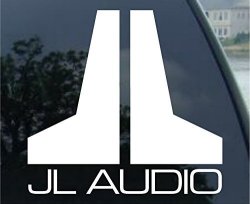 Jl Audio White Sticker Decal