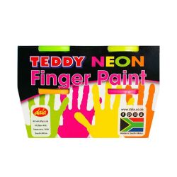 Neon Finger Paint 4 X 100G