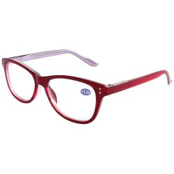 Reading Glasses With Pouch Red & Pink Frame 1.00