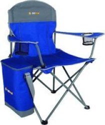 OZtrail 135kg Side Chiller Chair in Blue