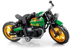 Technic 1 8 Scale R c Triumph Bobber Motorcycle - 444 Pieces - 32CM