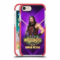 Head Case Designs Officially Licensed By Wwe Roman Reigns Wrestlemania 34 Superstars Red Shockproof Gel Bumper Case Compatible With Apple Iphone 7 Iphone 8 Iphone Se 2020