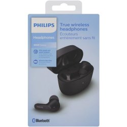 Philips TAT2206 True Wireless White Headphones Black