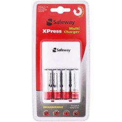 Safeway Xpress Multi Charger & Rechargeable Batteries