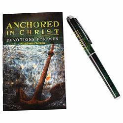 Anchored In Christ King James Version 2 Piece Ink Pen And Devotional Book Gift Set