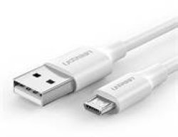 UGreen Usb-a 2.0 Male To Micro USB Male 1M Cable - Supporting Data Transfer Upto 480MBPS - White Retail Box 1 Year Limited Warranty description