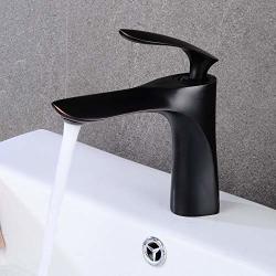 Single-handle Bathroom Sink Faucet Matte Black Bathroom Vessel Vanity Faucet With Two Us Standard Hoses