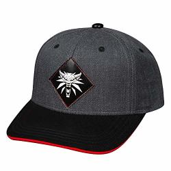 Jinx The Witcher 3 Monster Slayer Snapback Baseball Hat Gray One Size