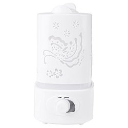 1.5L 30W Ultrasonic Aroma Oil Humidifier 7 LED Light Color Changing Air Diffuser For Aromatherapy Waterless Auto Shut-off And Adjustable Mist Mode