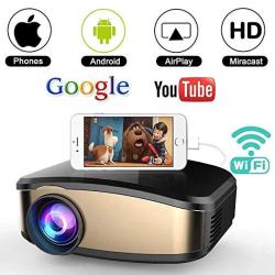 Wifi Movie Projector Weiliante 50% Brighter LED Portable MINI Video Projector Wifi Directly Connect With Smartphones Device 1080P Supported Suppor