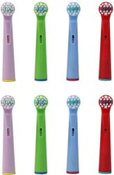 Soniultra 8 Pack Replacement Toothbrush Heads For Oral B EB-10A Childrens Electric Tooth Brush Head Compatible With Models Triumph Professional Care Vitality & Advance Power