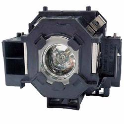 Kingoo Excellent Projector Lamp For Epson EB-400W EB-400WE EB-410W EB-410WE EMP-270 EMP-280 EMP-400 EMP-400W EMP-400WE EMP-X56 EMP-X68 EX90 H281B EMP-83 Replacement Projector Lamp With