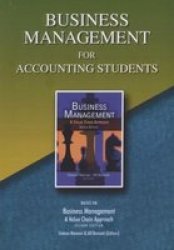 Business Management : A Value Chain Approach For Accounting Students