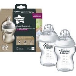 Tommee Tippee Closer To Nature 260ml Bottle 2pk