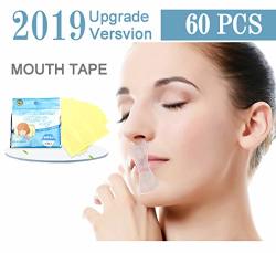 Mouth Tape 60PCS Comfortable& Easy To Apply Sleep Strips For Better Nose Breathing Improved Nighttime Sleeping Micropore Mouth Strips Less Mouth Breathing Stop Snoring