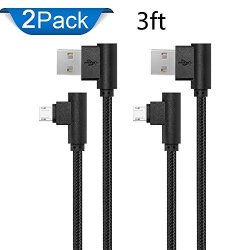 Micro USB Cable Android Charger USB Micro Cable For Samsung Galaxy S3 S4 S5 S6 S6 EDGE S7 S7 Edge BLACK-3FT