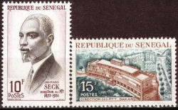 Senegal 1965 Sg 298-9 Unmounted Mint Complete Set