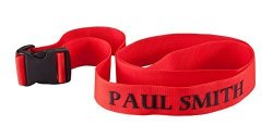 Personalized RED Luggage Strap