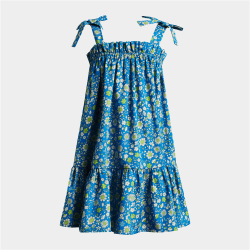 Younger Girls Ditsy Floral Tiered Dress