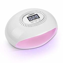 Deatti 54W Uv LED Gel Nail Lamp Professional Nail Dryer With Hand Sensor 30 60 90 Seconds Timer Settings For Fingernail & Toenail Gel By