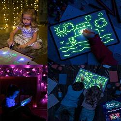 Fluorescent Light Writing Pad Kids Child Drawing Painting Board Educational Toy Portable Hi-tech Drawing Board For Kids Draw Doodle Art Write A3